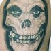 Tattoos - black and gray misfits skull - 35931